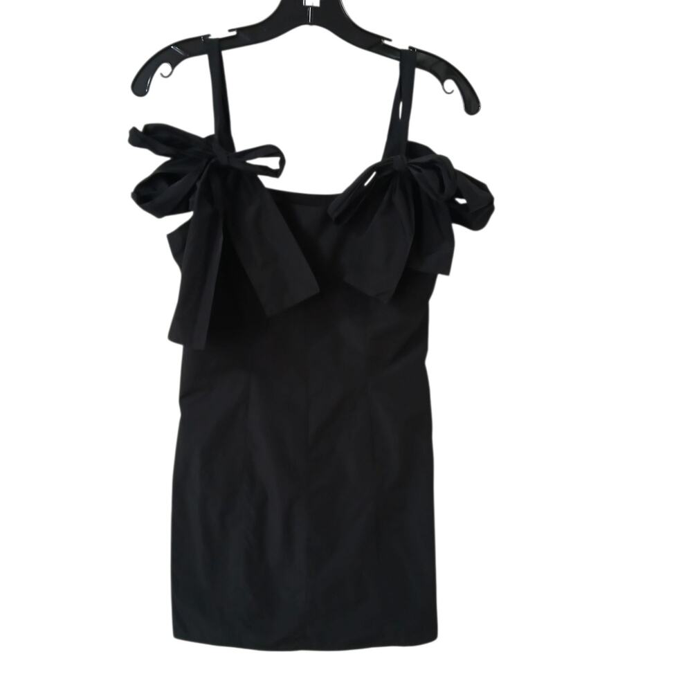 Kimchi Blue Monet Bow Mini Black Dress Size XS Minimalist Y2K Coquette